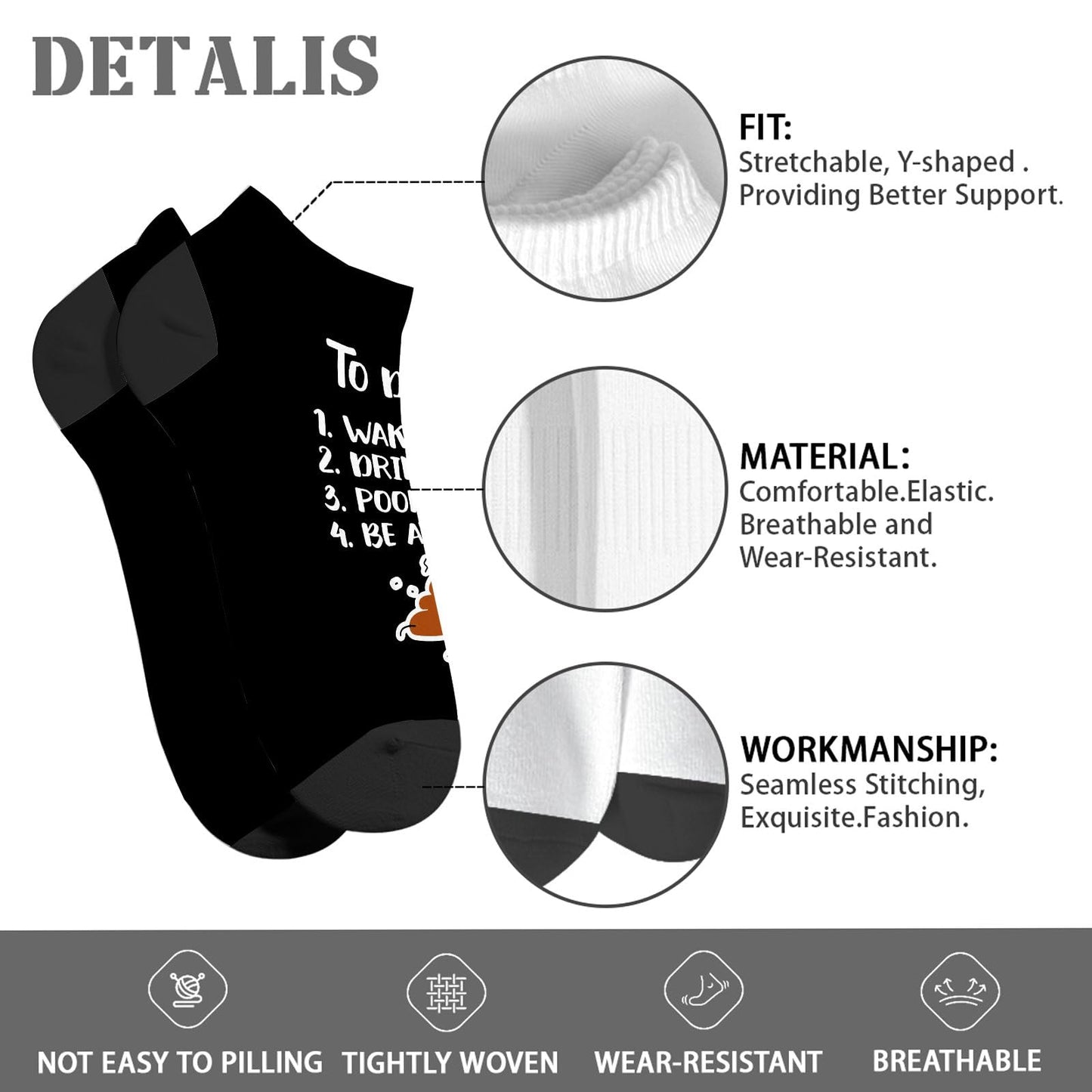 Morning Routine Dress Socks for Women