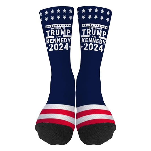 Colorful Fancy Design Trump & Kenedy 2024 Women's Socks