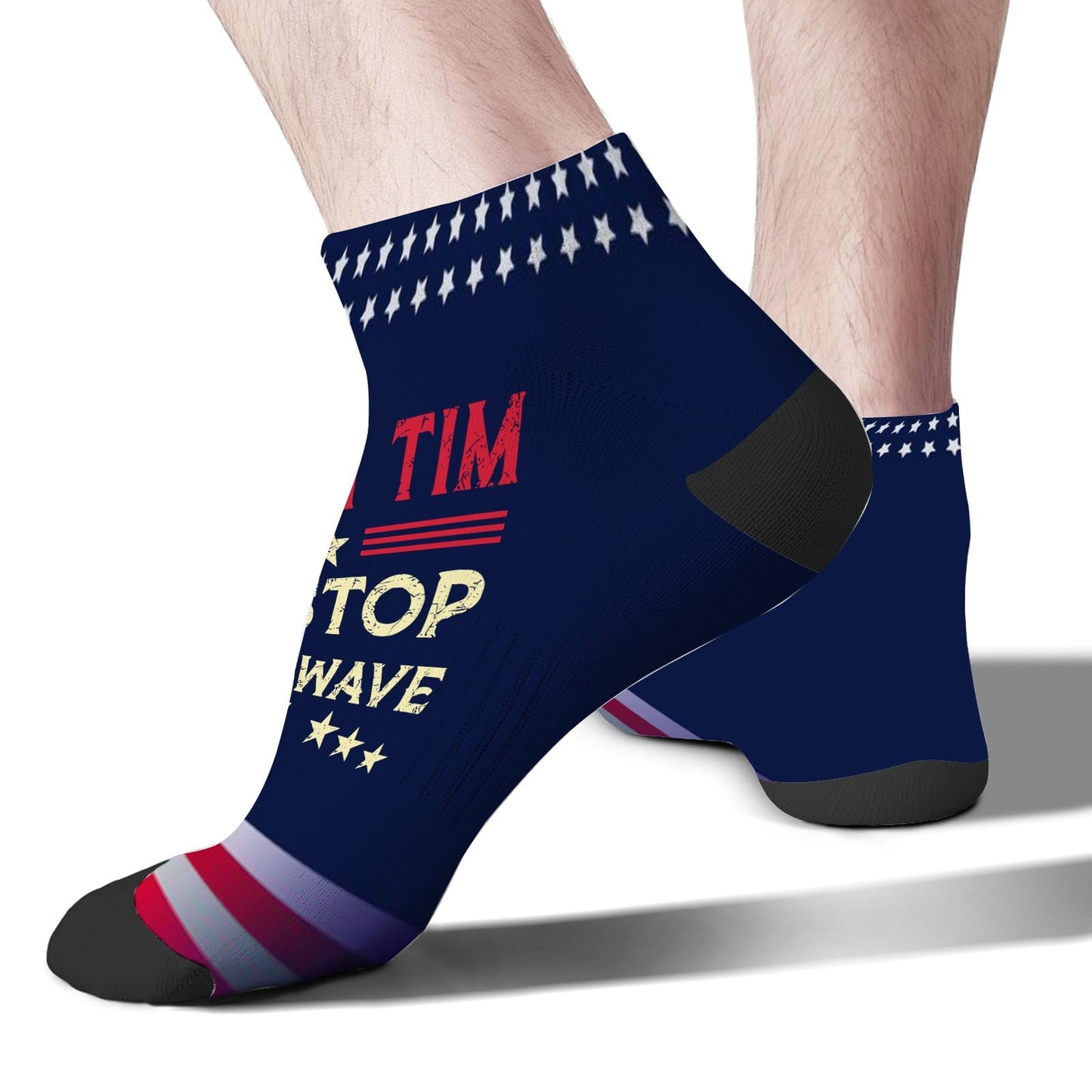 Tampon Will Stop The Red Wave Women Crew Socks No Show Sock Womens