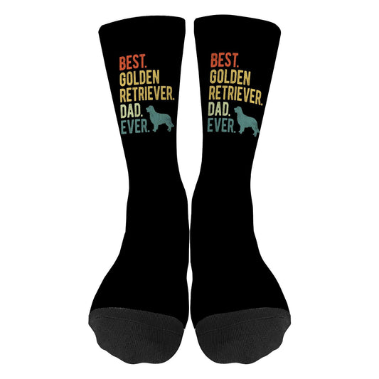 Golden Retrievers Dad Socks