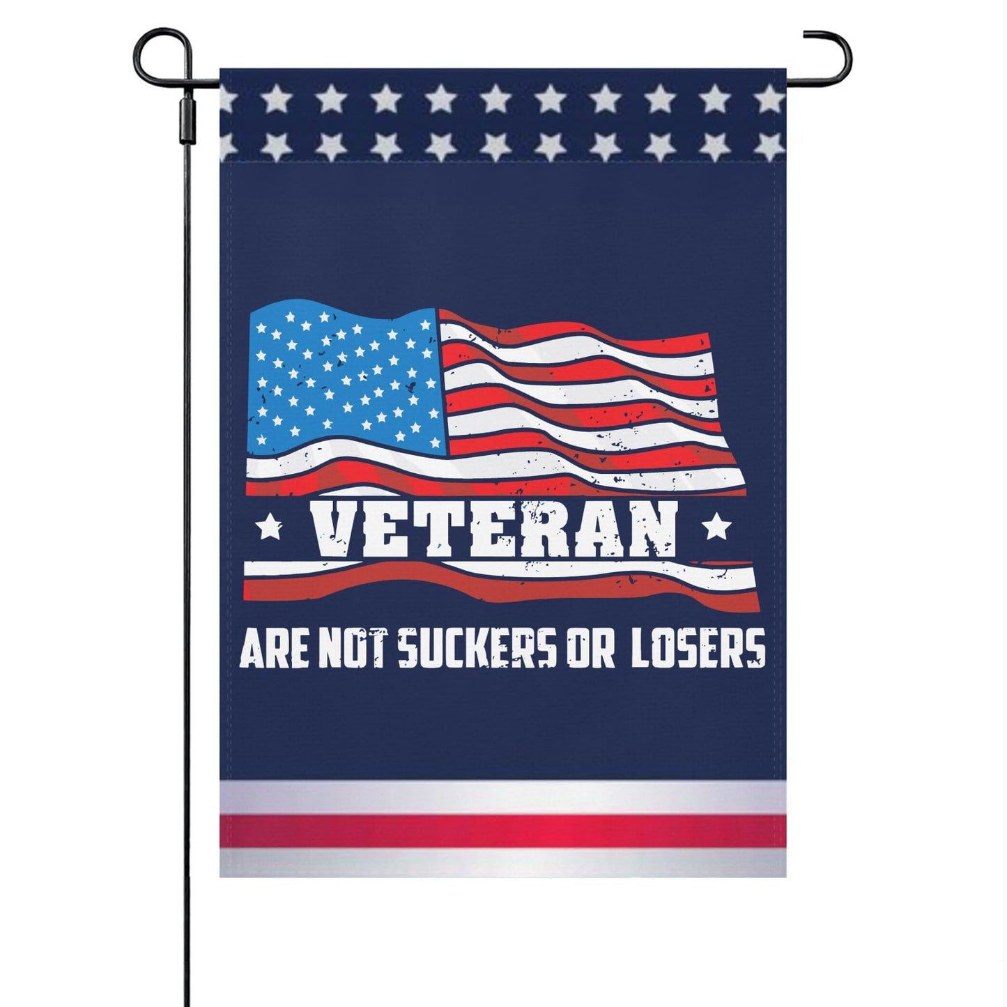 Veterans Are Not Suckers Or Losers Yard Flags One Size Double Sided Art Garden Flag Lighthouse House Flag