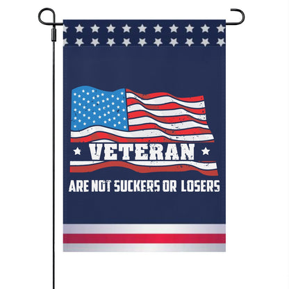 Veterans Are Not Suckers Or Losers Yard Flags One Size Double Sided Art Garden Flag Lighthouse House Flag