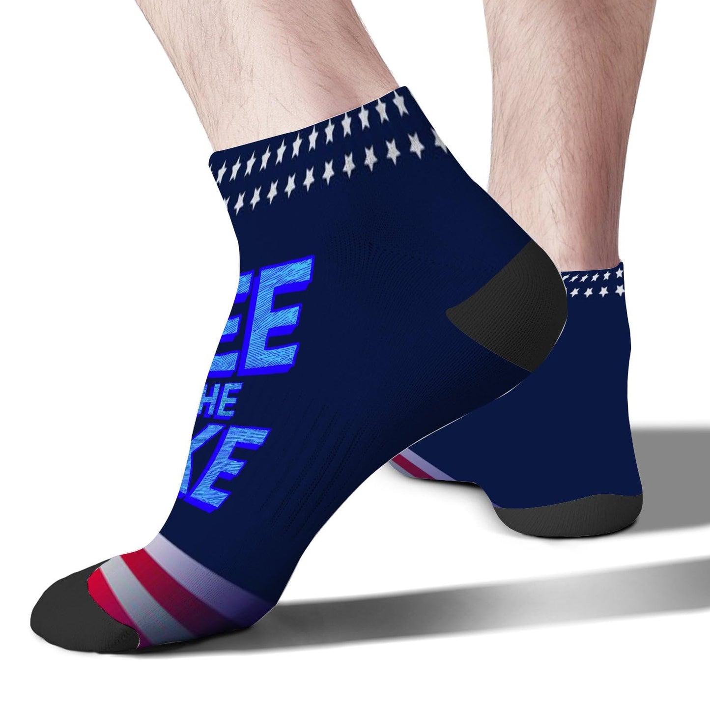 I Pee In The Lake Funny Vacation Partys Mens Crew Socks Crew Sock Women