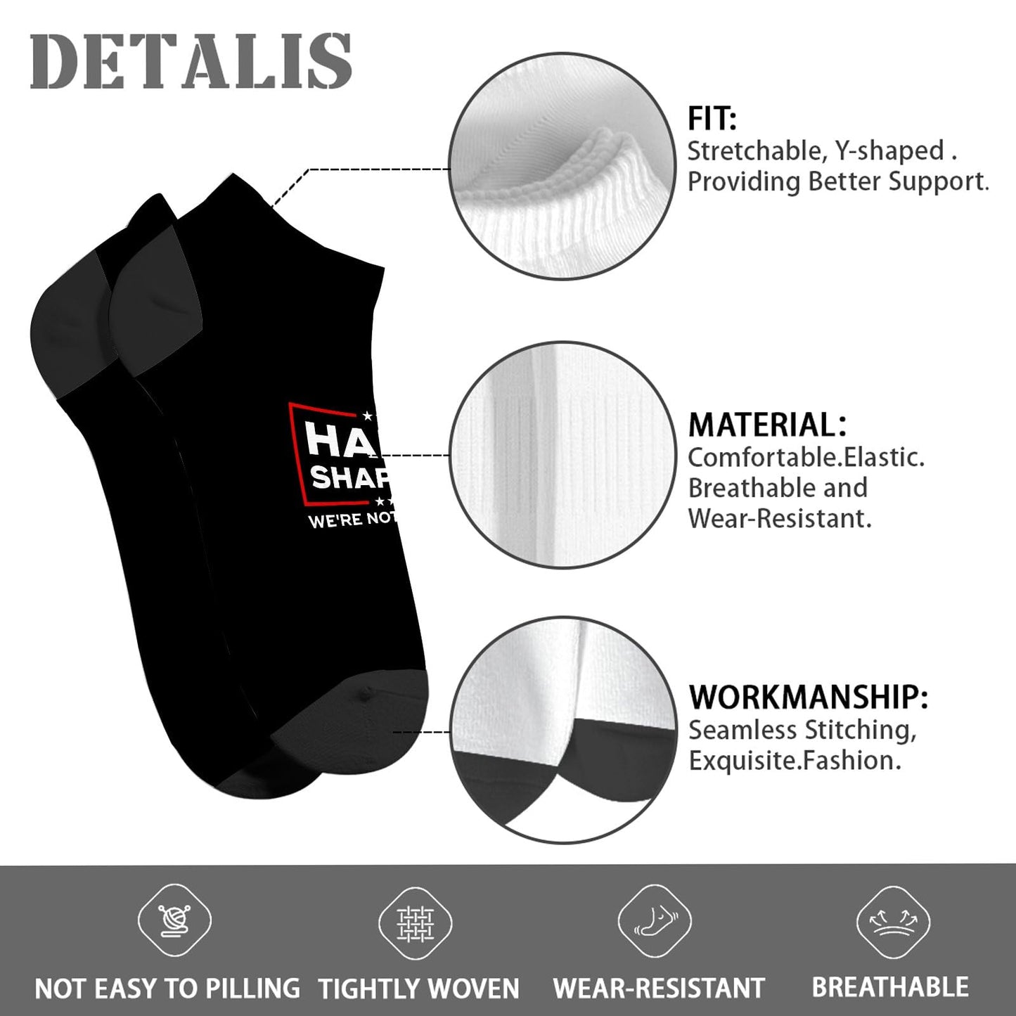 Gen Z Power Ankle Cotton Men's Socks