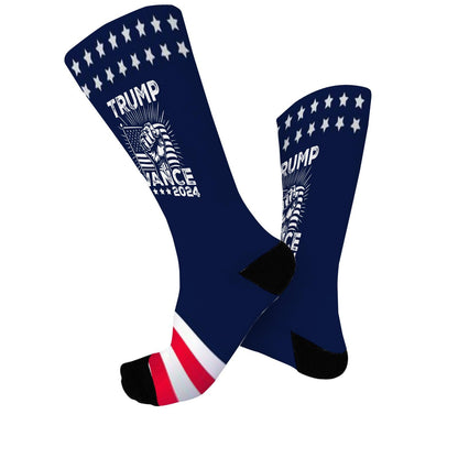 Colorful Crazy Design Trump 45 Socks | Unisex Novelty Gifts