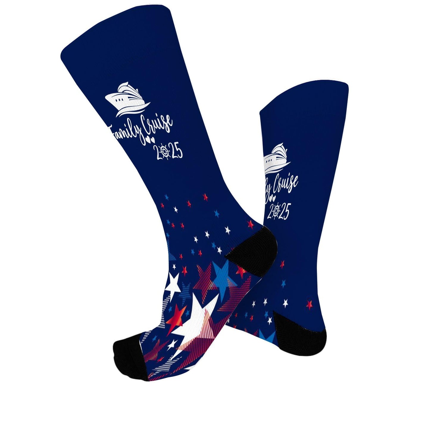 2025 Cruise Vacation Family Boot Socks