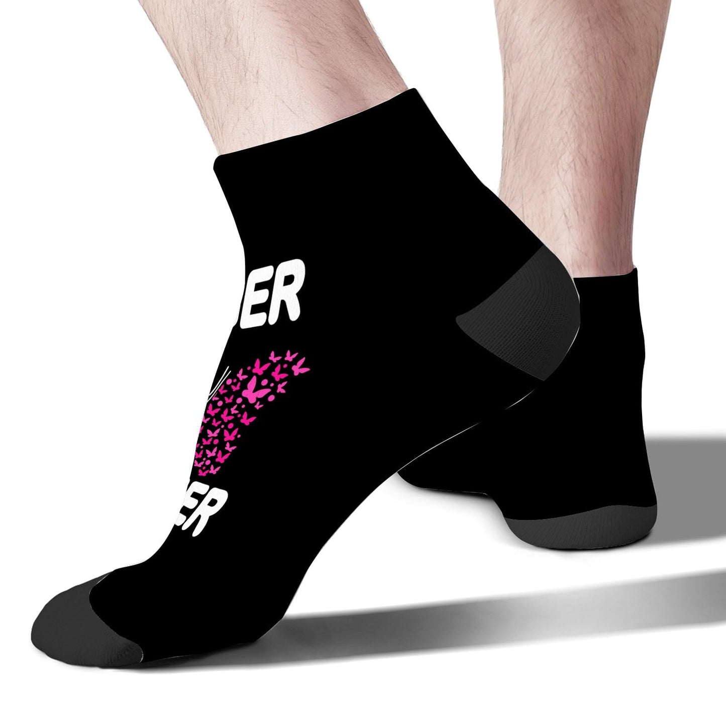 Stranger Together Breast Cancer Awareness Boys Crew Socks Crew For Men Socks