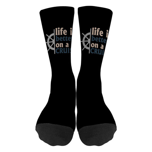 Life On A Cruise Men's Crew Socks