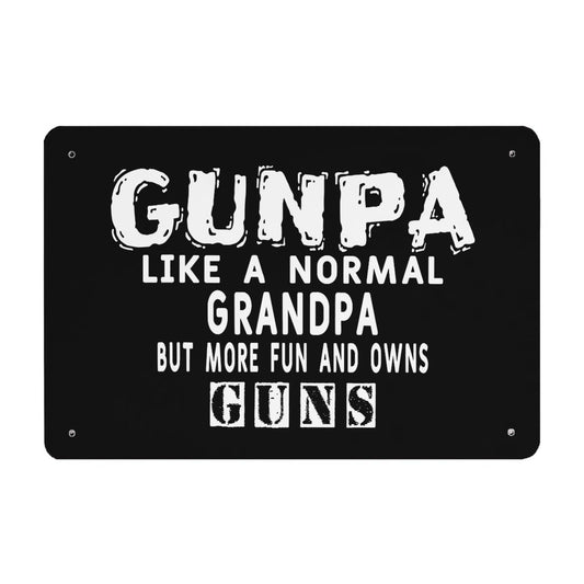 Fun Grandpa Gunpa Vintage Bar Signs Decor