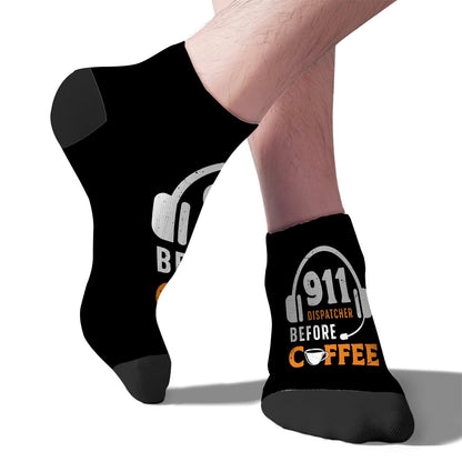 911 Dispatcher Coffee Socks for Women
