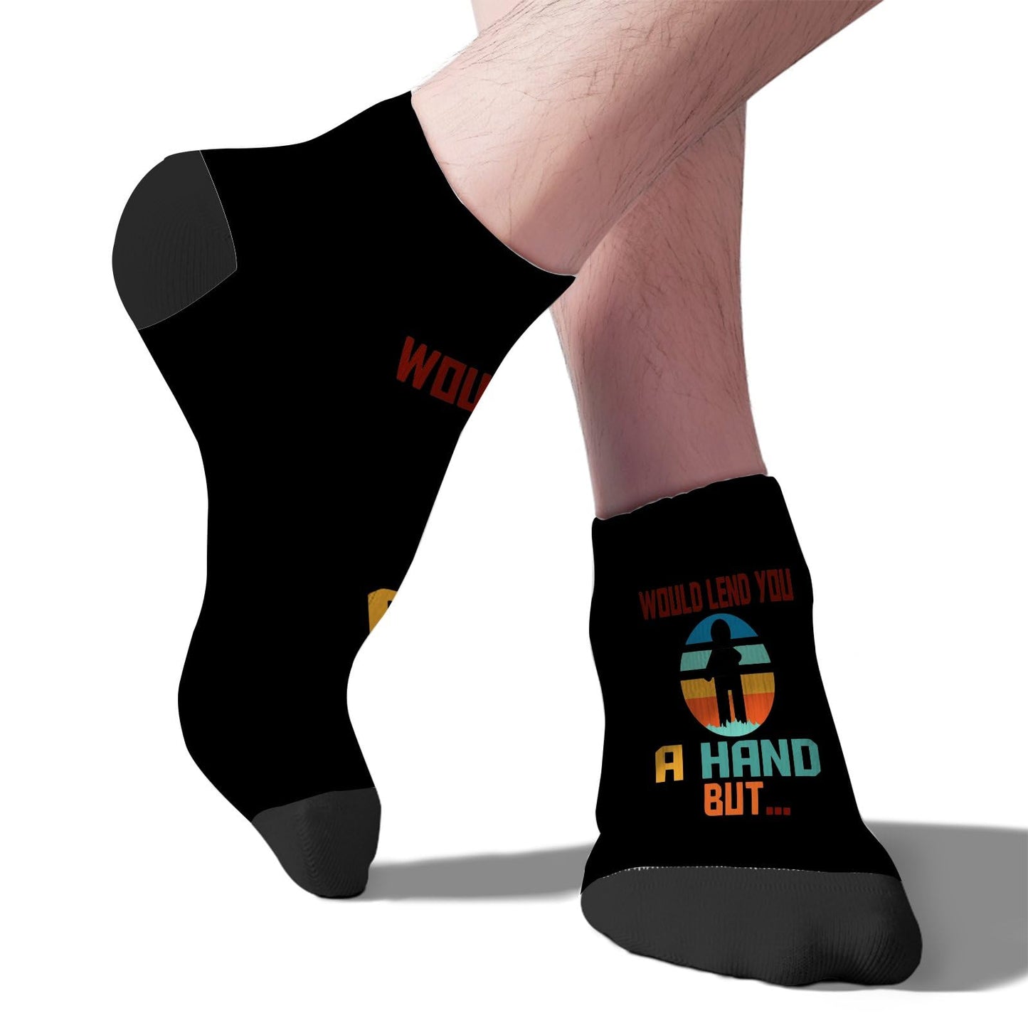 Unarmed Hand Amputee Cotton Socks - Men & Women