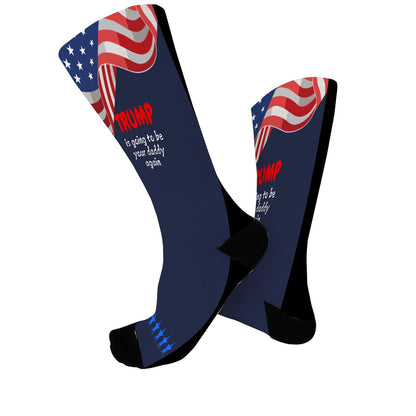 Trump Daddy Crew Socks for Women