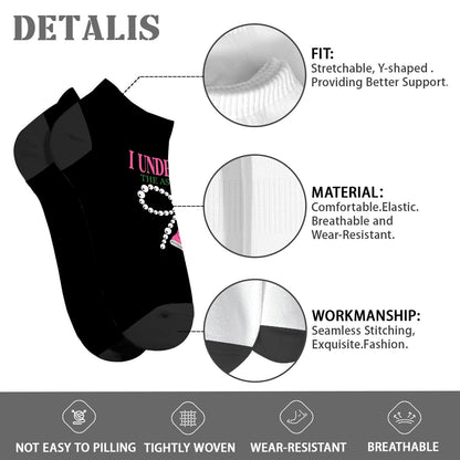 I Understand The Assignment Girls Ankle Socks Ankle For Mens Sock