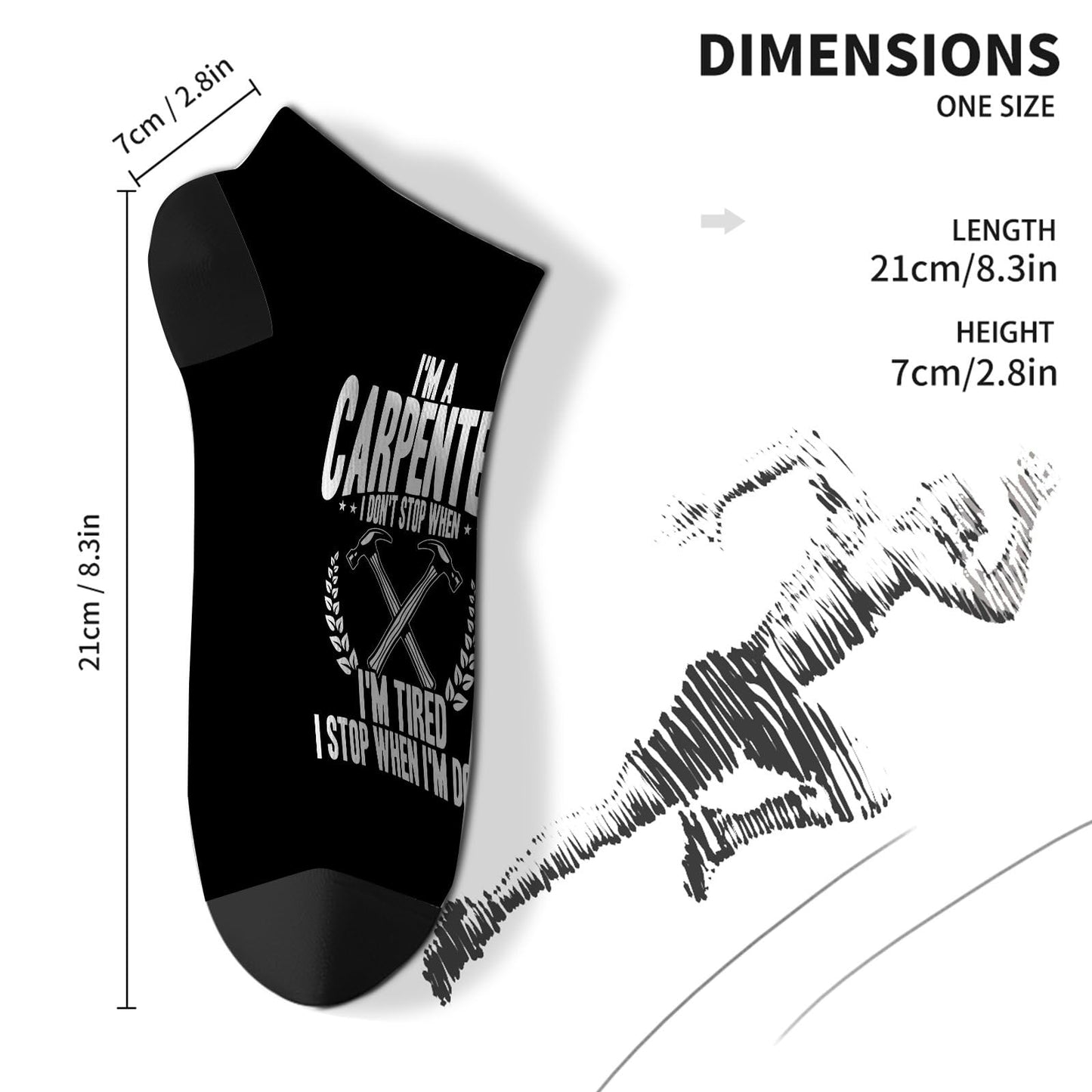 Carpenter Athletic Low Cut Socks for Men