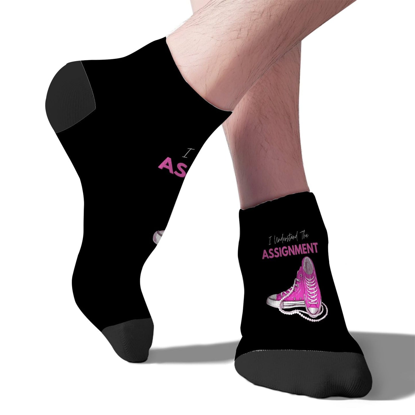 I Understand The Assignment Dress Socks For Men Ankle Socks Women