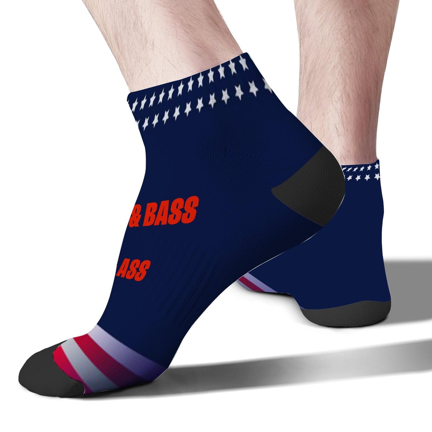 Drum & Bass Rum & Ass Lovers Dress Socks Women Invisible Womens Socks