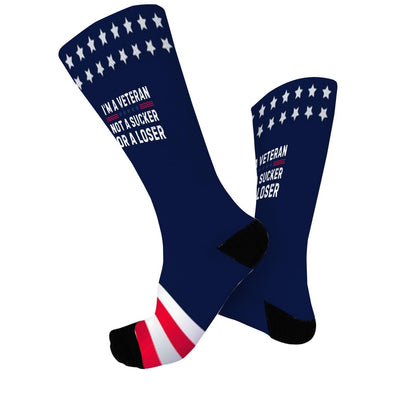 Veteran Pride Women's Crazy Design Socks