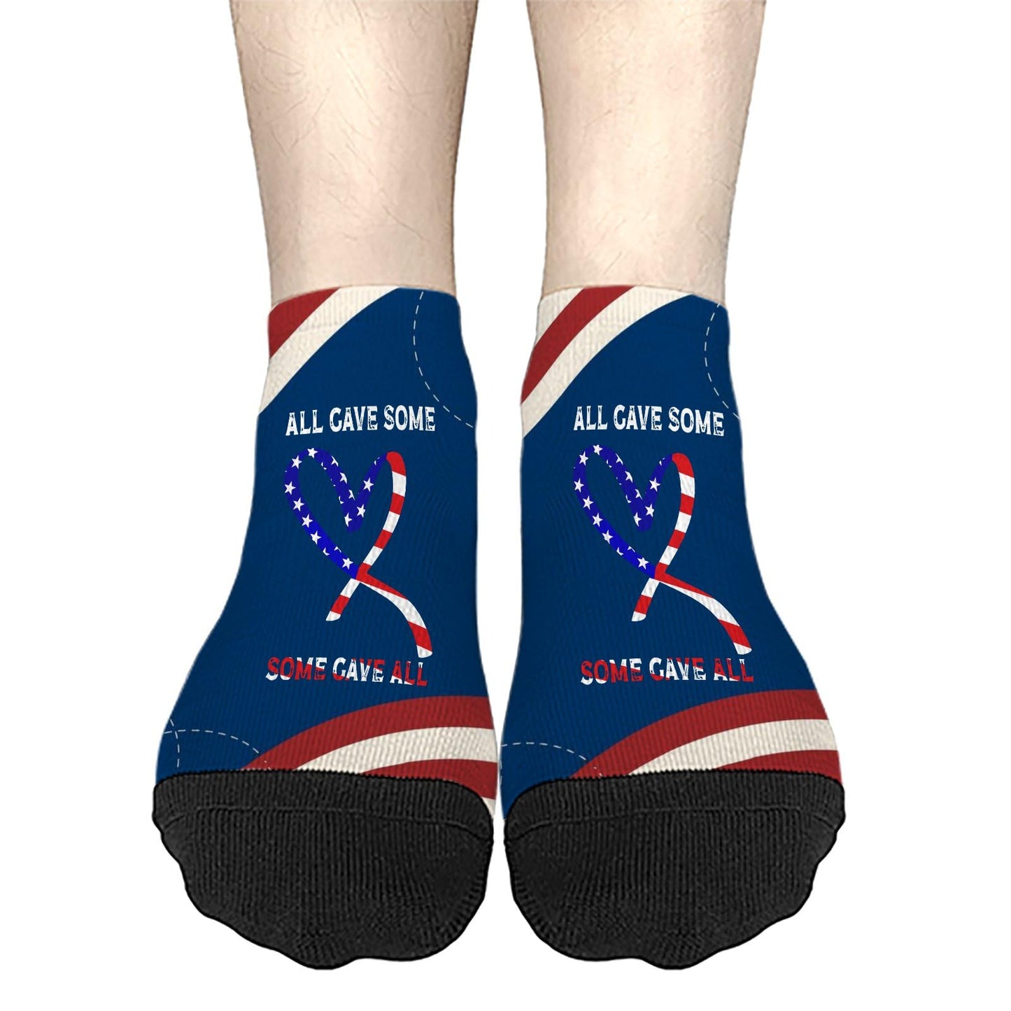 All Gave Some Some Gave All Women's No Show Socks