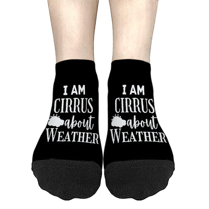 Expect A Few Inches Tonight Low Cut Dress Socks Women/Men