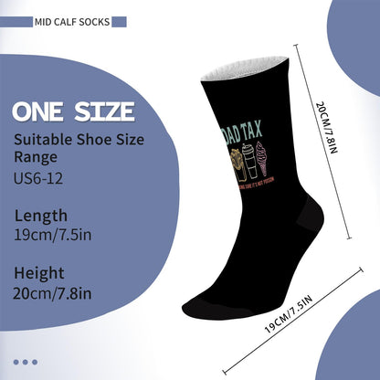 Dad Tax Definition Womens Socks Crew