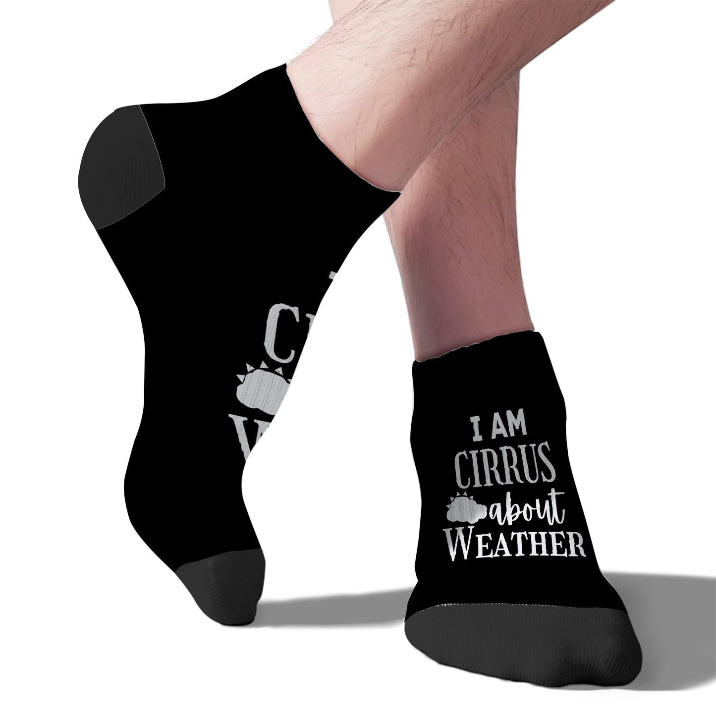 Expect A Few Inches Tonight Low Cut Dress Socks Women/Men