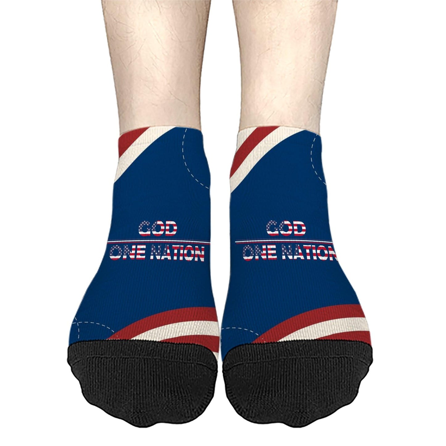 One Nation Under God Womens Socks Ankle Casual For Men's Socks