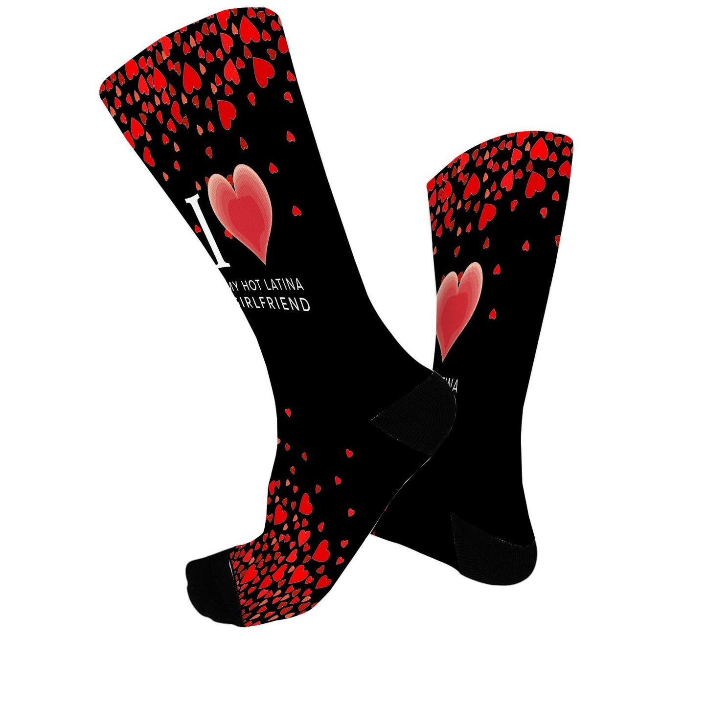 My Hot Latina Girlfriend Athletic Socks - Men's