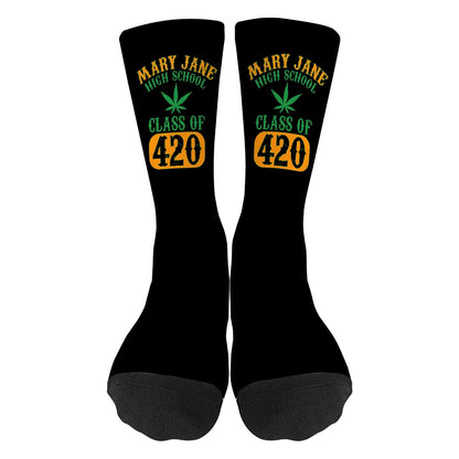 Cannabis 420 Women's Boot Socks