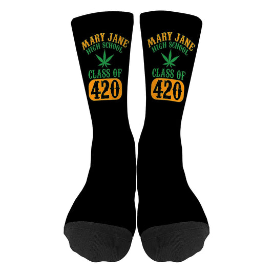 Cannabis 420 Women's Boot Socks