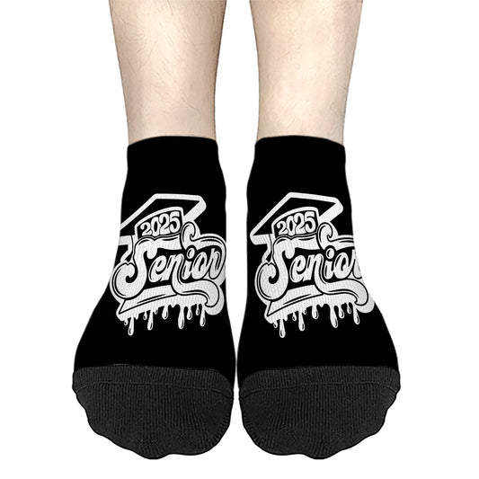 Class Of 2025 Senior House Ankle Socks For Women No Show For Men's Socks