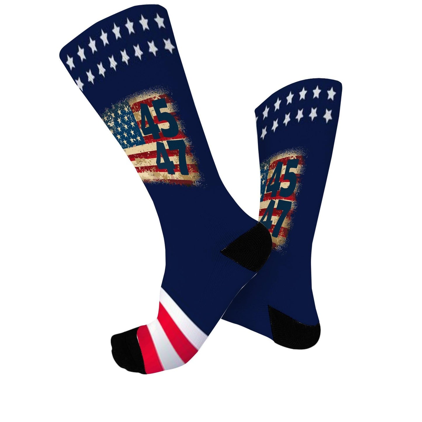 Trump 2024 Colorful Crazy Design Socks - Unisex Novelty Gifts