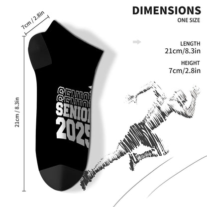 Class Of 2025 Senior House Low Cut Socks Casual Socks Men's