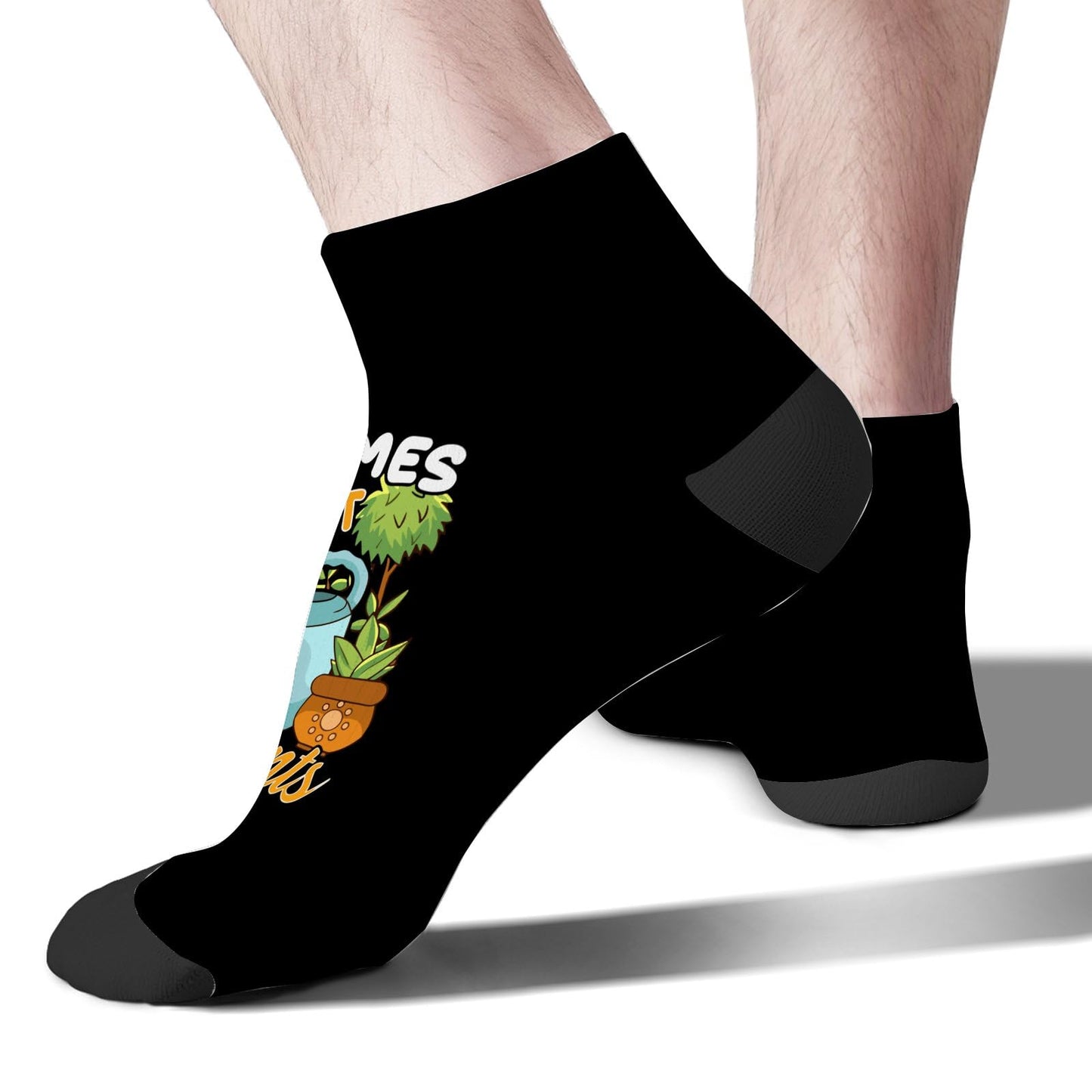 Plant Lovers Cotton Crew Socks