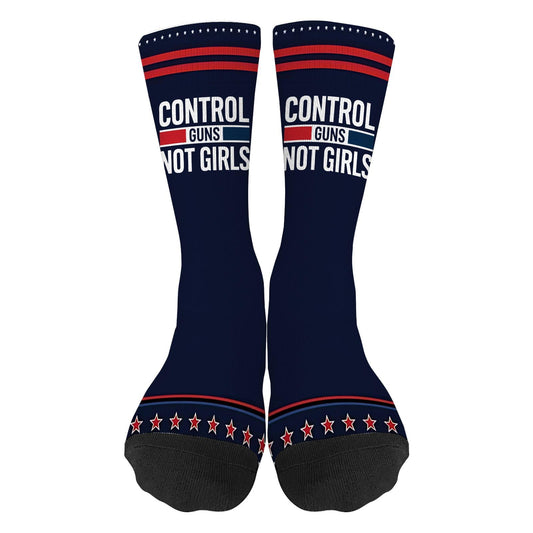 Funky Unisex Control Guns Design Socks