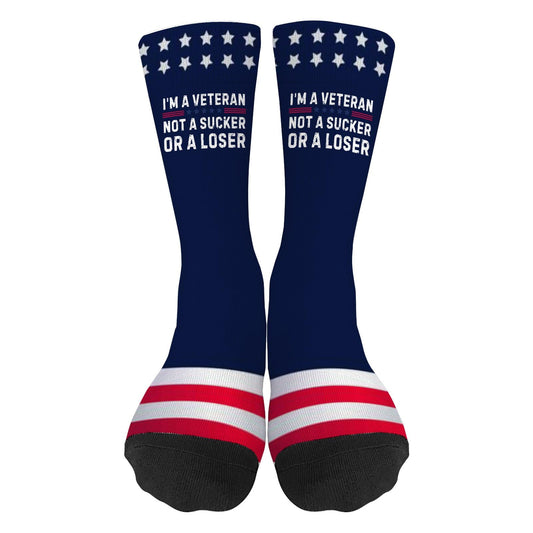 Veteran Pride Women's Crazy Design Socks