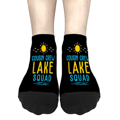 Cousin Crew Lake Squad Mens Socks Ankle Hidden Sock Women