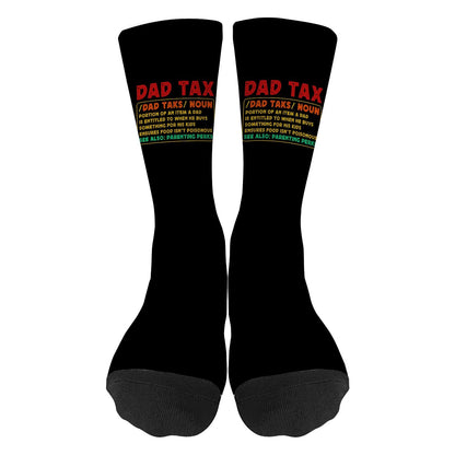 Dad Tax Definition Mens Athletic Socks