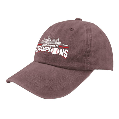 Generic 2024 Texas World Championship Hat Cute Hat Wine Red Funny Hats Gifts for Her Running Hats