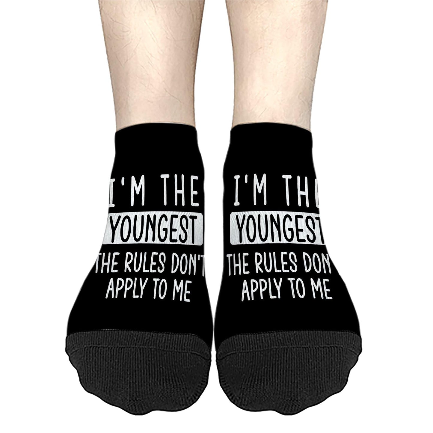 I'm The Youngest Sister Rules Not Apply To Me Womens Athletic Socks Cotton Women's Socks