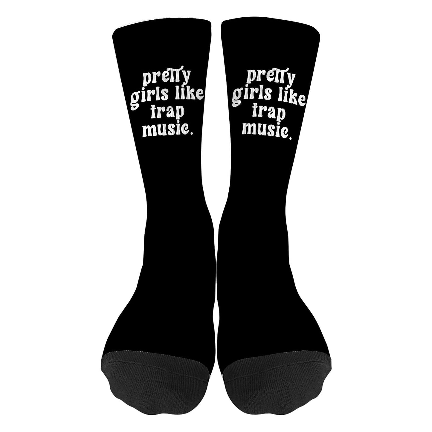 Trap Music Long Socks - Women's Fashion