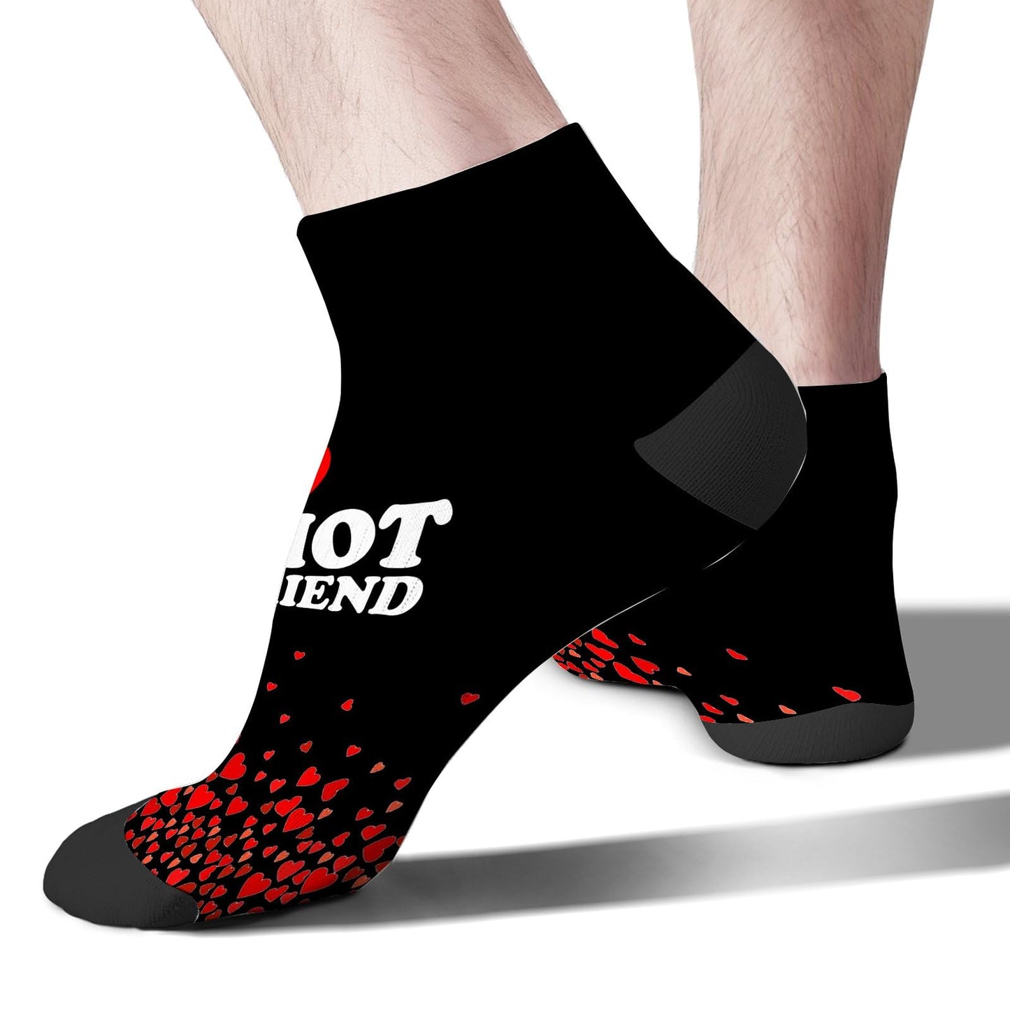 I Love My Hot Girlfriend Womens Ankle Socks Crew For Men's Sock