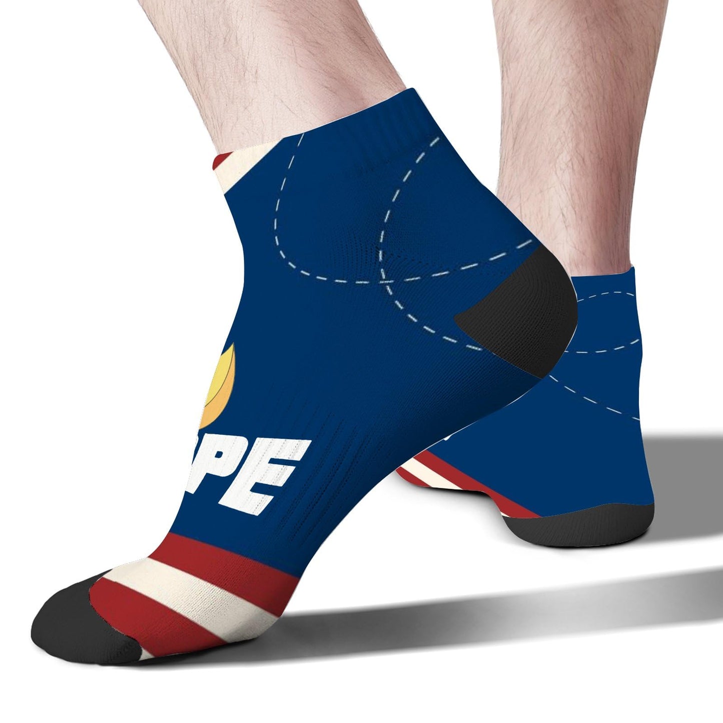 Nope Not Again Womens Socks Crew Low Cut Men's Sock
