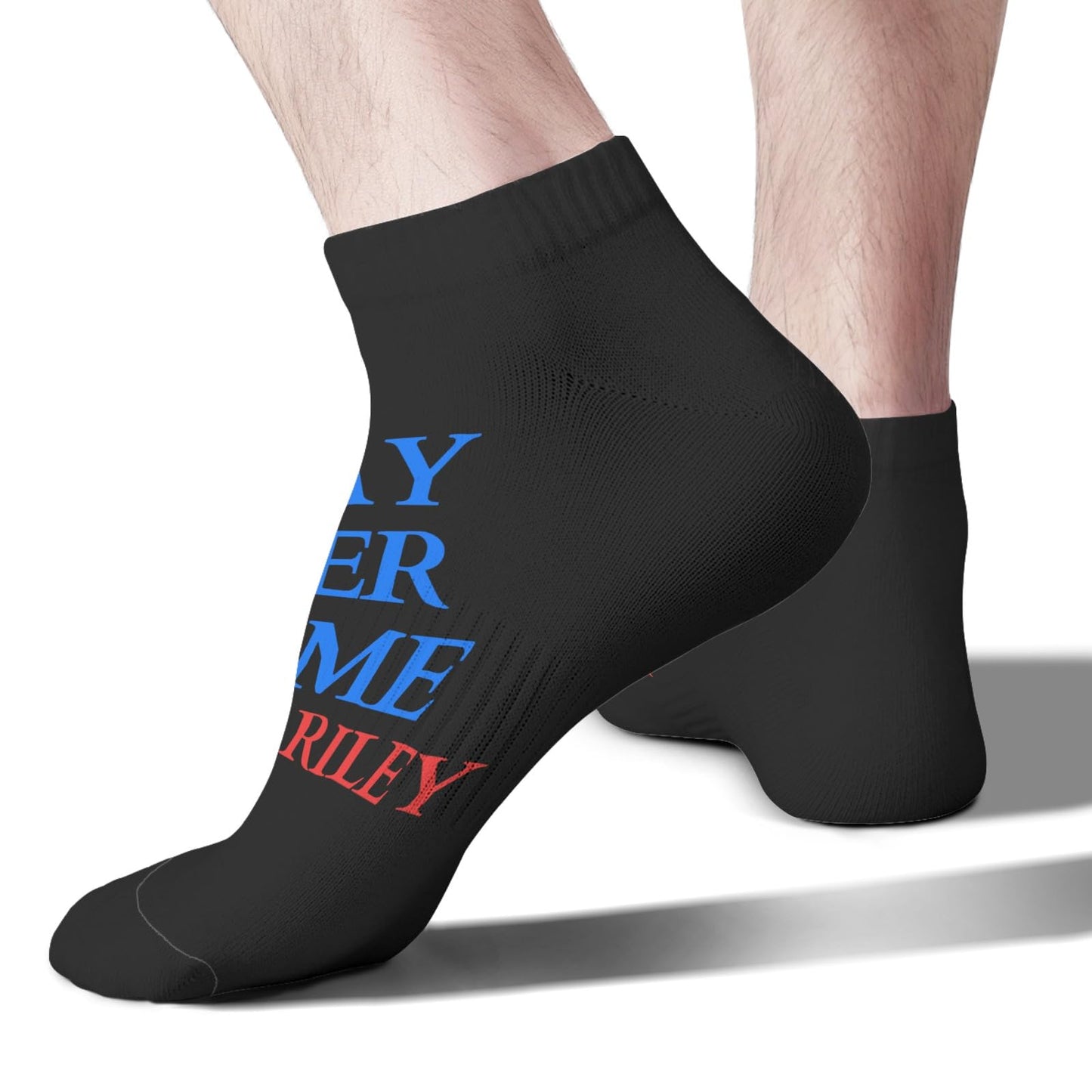 TEMLAN Say Her Name Laken Riley Low Cut Socks Low Cut Men's Sock