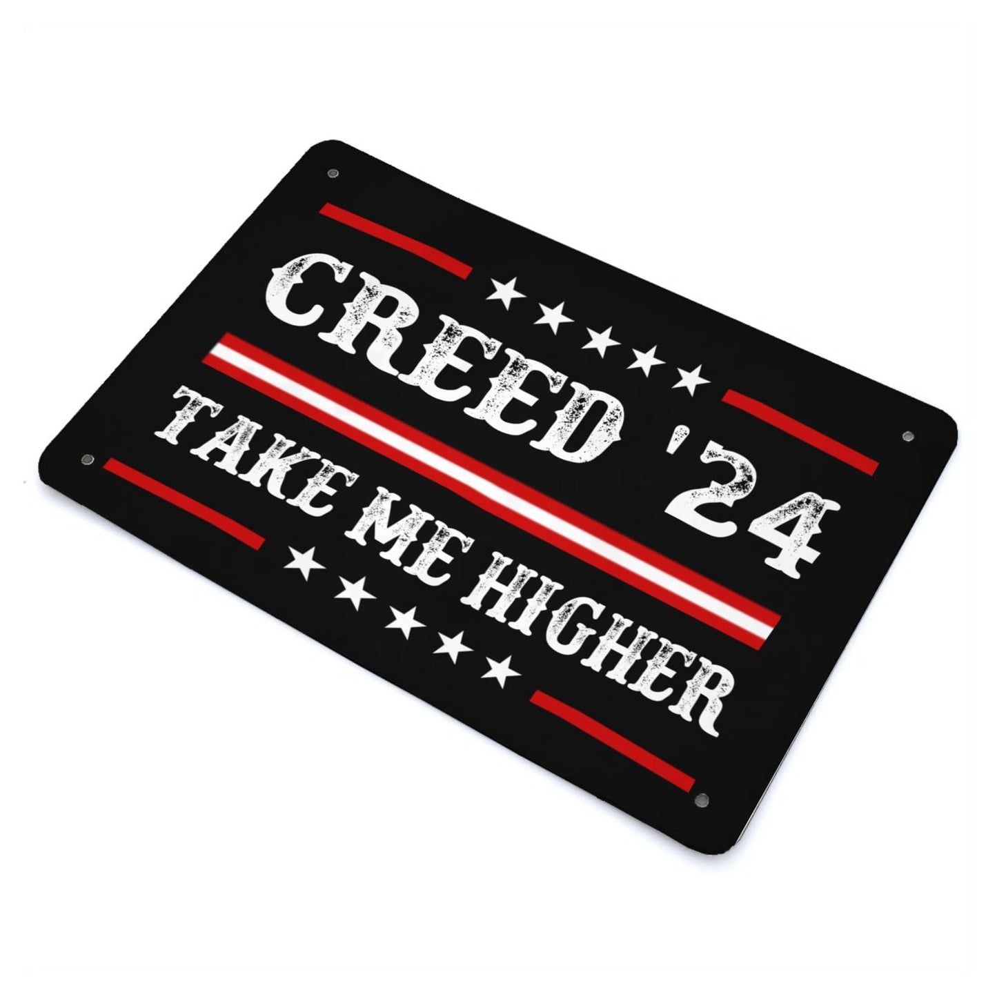 Creed '24 Take Me Higher Metal Sign Man Cave Decor For Garage 40 * 30cm