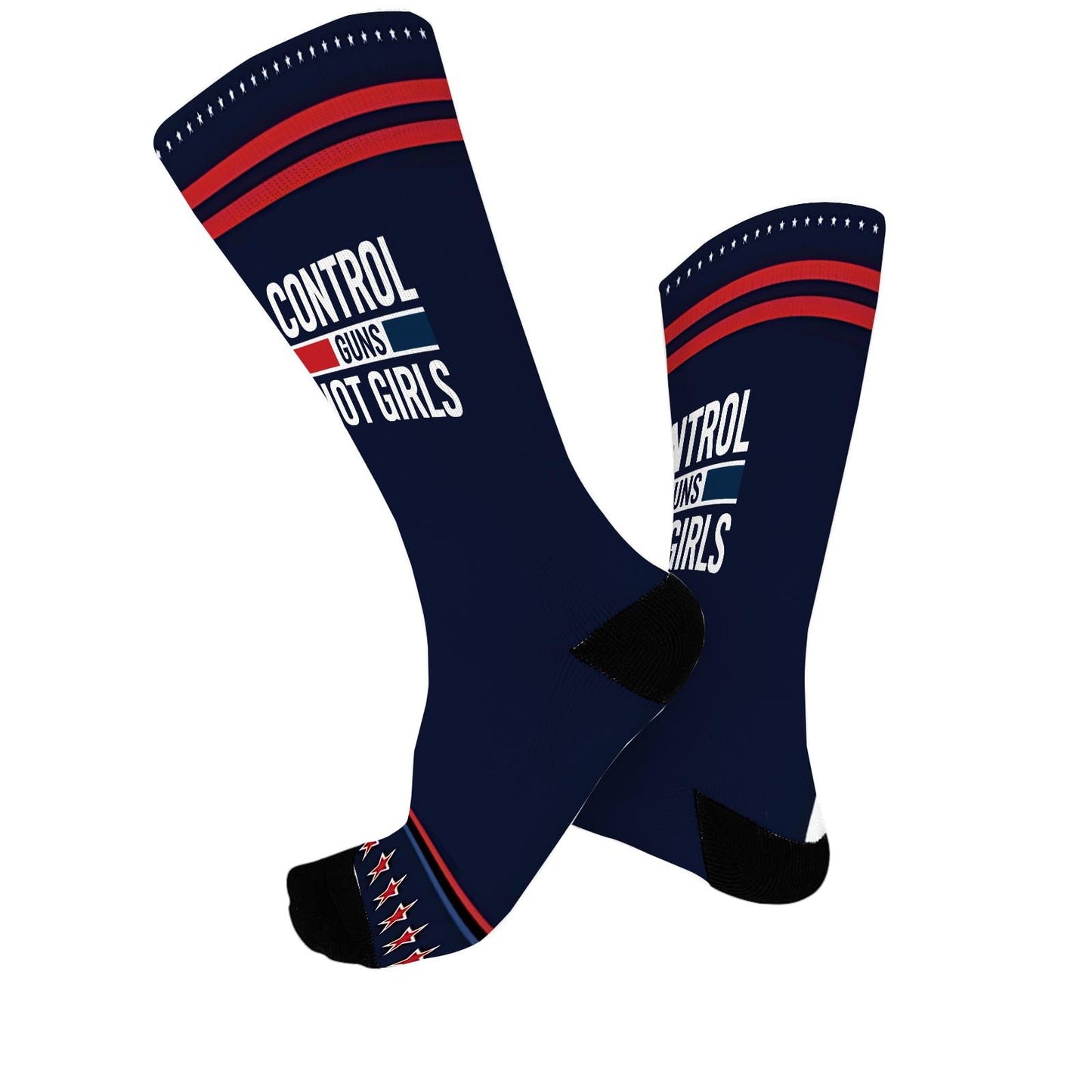 Funky Unisex Control Guns Design Socks