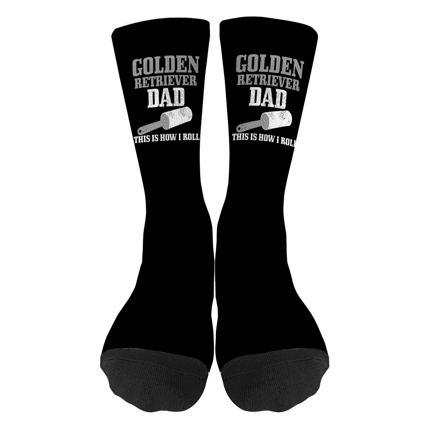 Goldens Retrievers Dad High Socks