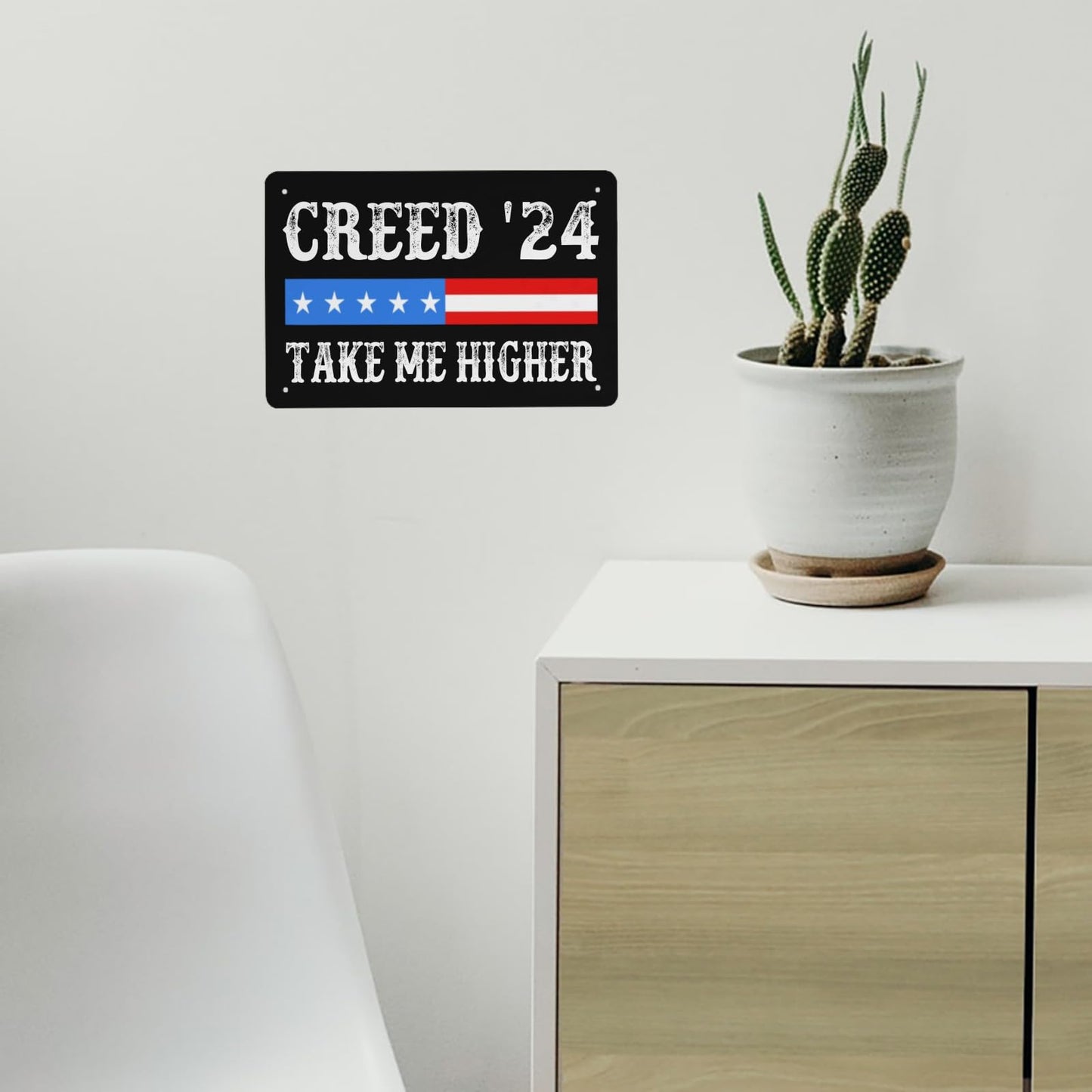 Creed '24 Take Me Higher Signs Funny Room Decor For Yard 40 * 30cm