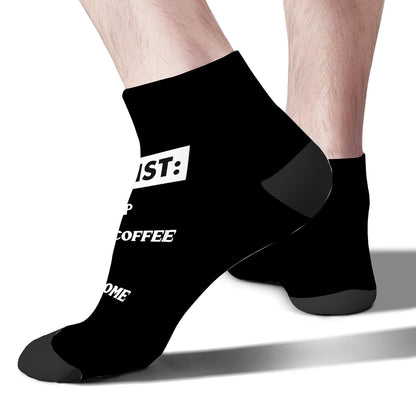 Men's Coffee Poop Be Awesome Dress Socks