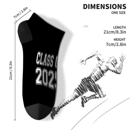 Class Of 2025 Senior House Mens Cotton Socks Short Socks Womens