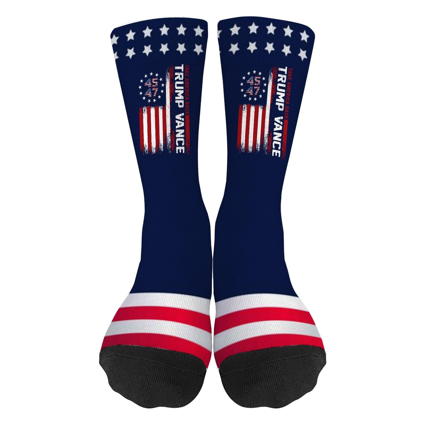 Trump 45 47 Women's Half Calf Crazy Design Socks